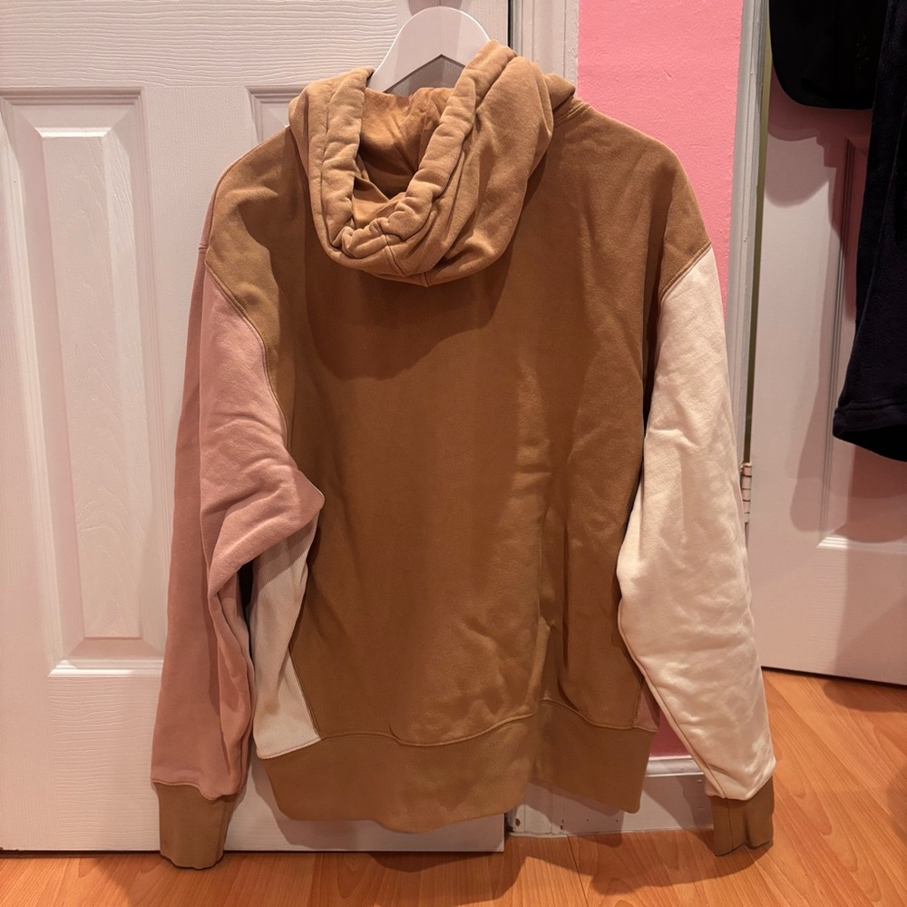Champion Multitone Patchwork Tan Hoodie - image 5